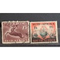 1953 - South Africa - WM - 1´3Sh´P, 1´6Sh´P - Local Motives`