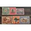 1947 - South Africa - WM - ½, 1, 2, 4, 6, 1 - Local Motives