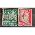 1941 - South Africa - WM - ½, 1 - War Effort