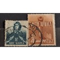 1942 - South Africa - WM - 1½, 4 - War Effort