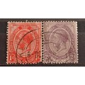 1913-1922 - Union of South Africa - WM - 1, 2 - King George V