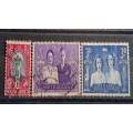 1947 - South Africa - WM - 1, 2, 3 - Royal Visit