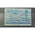1947 - USA - 25 - Airmail   - San Fransisco-Oakland Bay Bridge