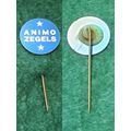 Pin: Vintage Dutch Advertising  - `Animo Zegels` -  Blue