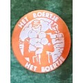 Pin: Vintage Dutch Advertising  - `Het Boertje` - Orange