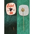 Pin: Vintage Dutch Advertising  - `Erdal 1915 - 1965 -  50`