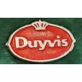 Pin: Vintage Dutch Advertising  - ``Duyvis` -  Red