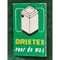 Pin: Vintage Dutch Advertising  - `DRIETEX voor de was`