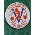 Pin: Vintage Dutch Advertising  - `Verstegen`s Specerijen` - red