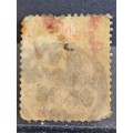 1884-1891 - Gold Coast - London Postmark - 2½P - Queen Victoria