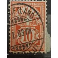 1906 - Switzerland - 10 - Cross & Shield