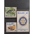 Malawi: 1966 - 1980  : Lot of 3