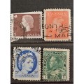 Canada: 1911 - 1970  : Lot of 4
