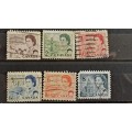 1967 - Canada - Queen Elizabeth II  -  Lot of 6