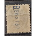 1902-1905 - Spain - 15 - King Alfonso XIII - Blue Control Number on Backside