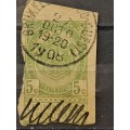 1908 - Belgium - Preprinted PostCard -  Postmark Bruxelles - 5 - Coat of Arms