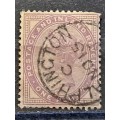 1881 - UK -  Postmark Alphington Australia - 1 Penny - Queen Victoria - Inscription `POSTAGE AND INL