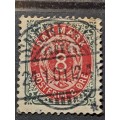 1895-1901 - Denmark - 8 - Royal Emblem