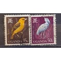 1965 - Uganda - 10 + 10 - Birds