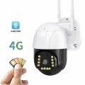 IKEVISION-Surveillance Camera 4G Gsm Sim V380 Pro 1080p Cloud Ip66 Security Protection