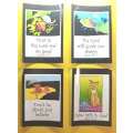 Christian Inspirational Cards - Set of 4 - Inspire yourself or your loved ones and be closer to God