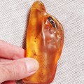 HUGE COPAL AMBER.  INSECTS AND OTHER INCLUSIONS. PARTLY POLISHED. GOOD PRICE!!
