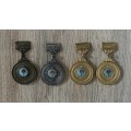 *WOW* 1980`s COLLECTABLE TRANSVAAL MEDALS x4