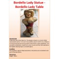 Bordello Lady Statue - Bordello Lady Table