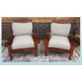 BALL + CLAW OCCASIONAL CHAIR  SET OF 2