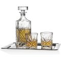 Brand New Crystal 7 Piece Whiskey Decanter Set - Ready To Ship Items