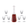 Seven (7) Piece Whiskey and Wine Decanter with Glasses Set - Ready To Ship Items