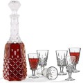 Seven (7) Piece Whiskey and Wine Decanter with Glasses Set - Ready To Ship Items