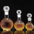 Rond Clear Glass Decanter Bottle Carafe Combo Set
