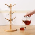 Wooden Home Kitchen Wooden Mug Tree Stand