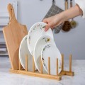 Home Kitchen Wooden Dish Plate Rack
