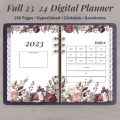 2023/24 Digital Planner - 138 Pages - Hyperlinked Tabs - Goodnotes