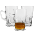 Set of 6 Small Stylish Turkish Glass Teacups - 120ml