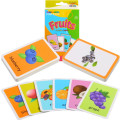 36-Pcs Children Recognition Shape Fruits Fun Learning and Educational Flashcards