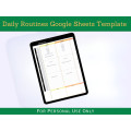 Daily Routines with Start Here Tab - Google Sheets Template