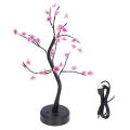 Artificial Tree Lamp Adjustable Branches Bonsai Style Exquisite Appearance Led Tree Lamp