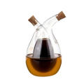 2 in 1 Borosilicate Glass Oil and Vinegar Dispenser (390/80ml)