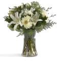 Classic Style Clear Glass Flower Vase - 12 x 20 cm