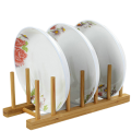 Home Kitchen Wooden Dish Plate Rack