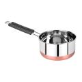 Stainless Steel Copper Bottom Saucepan with Handle