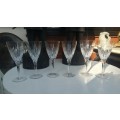 Staurt Crystal: 6 White Wine Glasses Madison Pattern