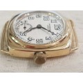 A Stunning 9ct Gold-Cased Wristwatch By J W Benson Restored and working