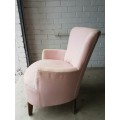 Pretty in Pink ! A Dainty Pink Boudoir Chair