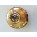 A Brass and Ceramic Light Switch SLICK Vitreous 1/5709