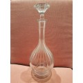 A Magnificent Baccarat Clear Crystal Wine Decanter and Stopper Massena