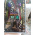 Alfred The Great, Stained Glass Window Souvenir from the Winchester Cathedral